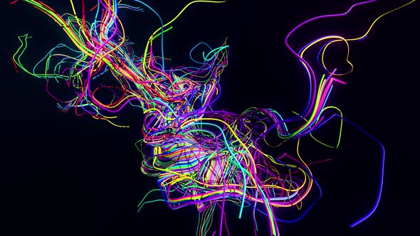 Concept of Neural Network or Artificial Intelligence alt