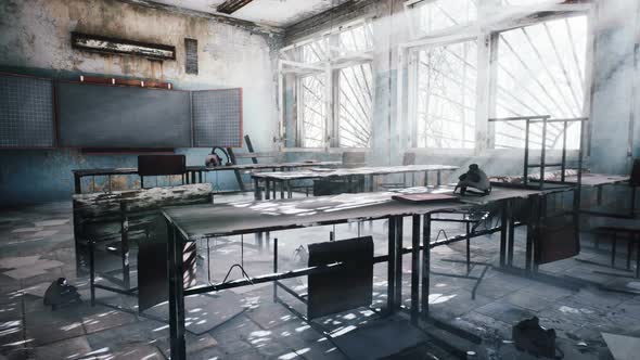 Abandoned Ruined School