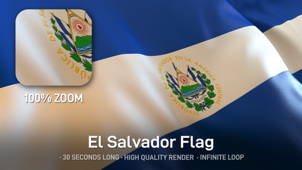 El Salvador Flag alt