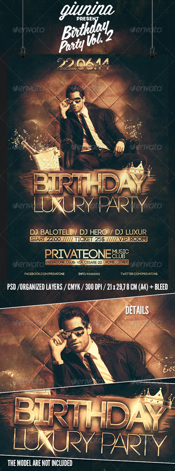 Birthday Party Vol. 2 Flyer/Template - Events Flyers