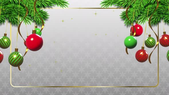 Light Christmas Background in 4K