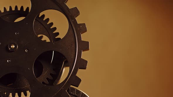 Retro Industrial Clock Gears 001 alt