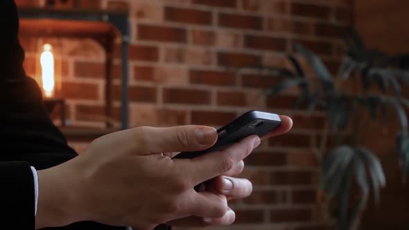 Hands With Phone alt