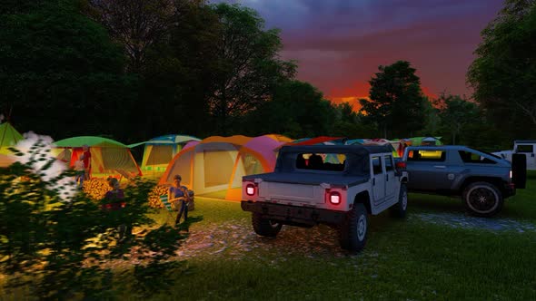 Camp At Forest 2K