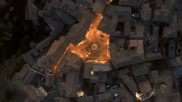 Ancient Italian Village By Night alt