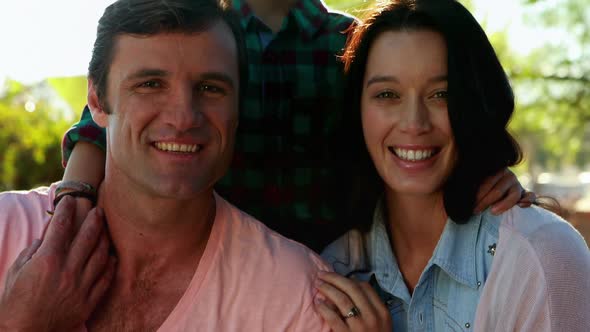 Portrait of happy family 4k alt