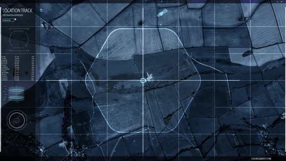 Satellite ui showing the beautiful landmark in the form of a horse on the ground alt