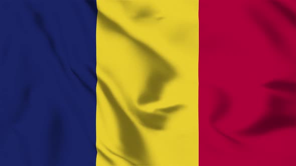 Chad flag Loop able 4K Resolution alt