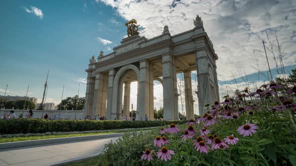 the exhibition of achievements of the national economy in Moscow alt