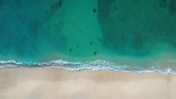aerial photography blue sea beach