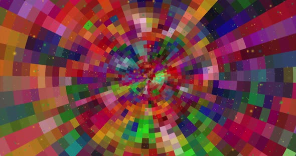 2Abstract multicolor geometric backgroun animation. alt