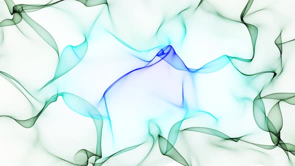 New Colorful Line Wave Animated On White Background alt