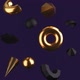 Black and Gold geometric shapes 4 - VideoHive Item for Sale