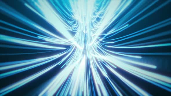 Blue Hyperspace Jump from Top  alt