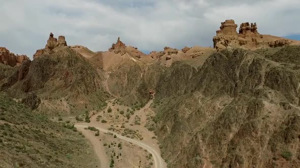 Canyon Charyn, Aerial View