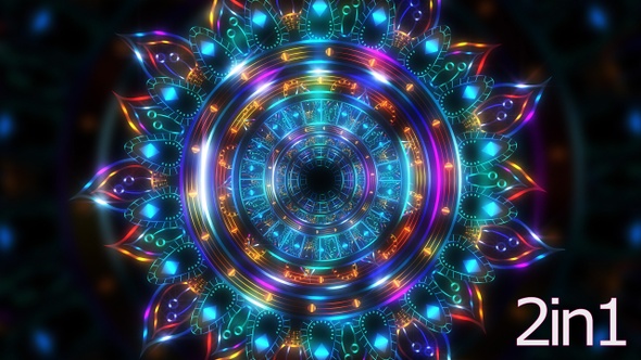 4k Event Mandala Vj Loops