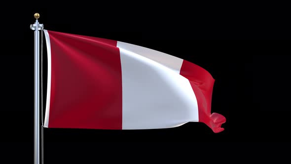 Peru Waving Flag alt