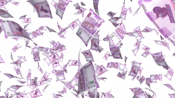 Indian Rupee Money Rain