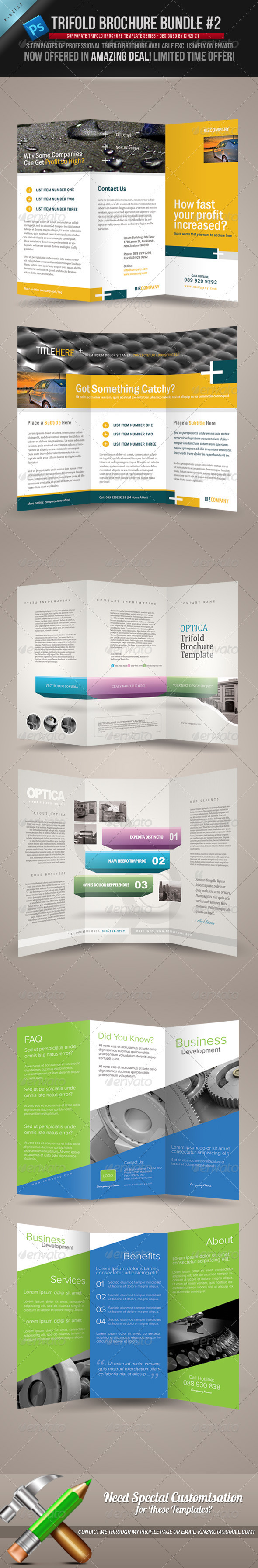 Trifold Brochure Bundle 02
