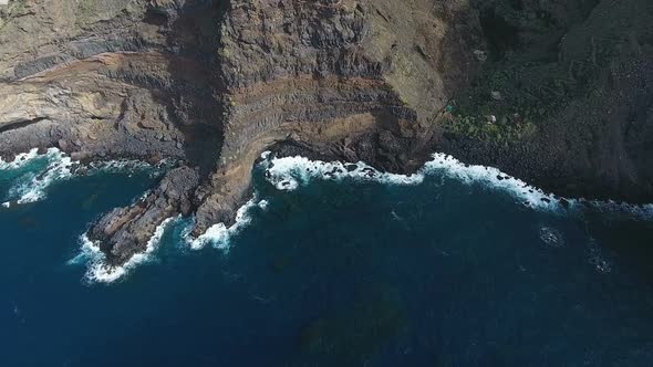 Ocean Coast Line From Above 2