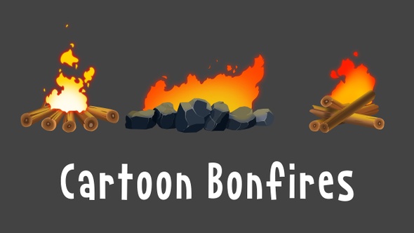 Cartoon Bonfire