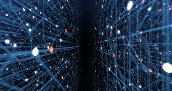 4K seamless loop of print circuit technology cyber and futuristic concept. alt