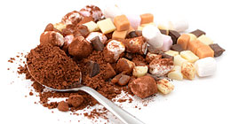 Hot chocolate toppings