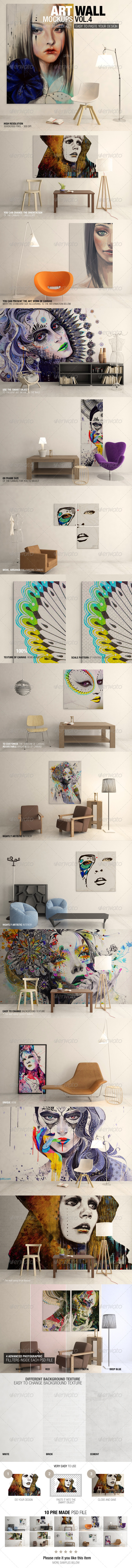 Art Wall Mockups Vol.4 - Miscellaneous Displays