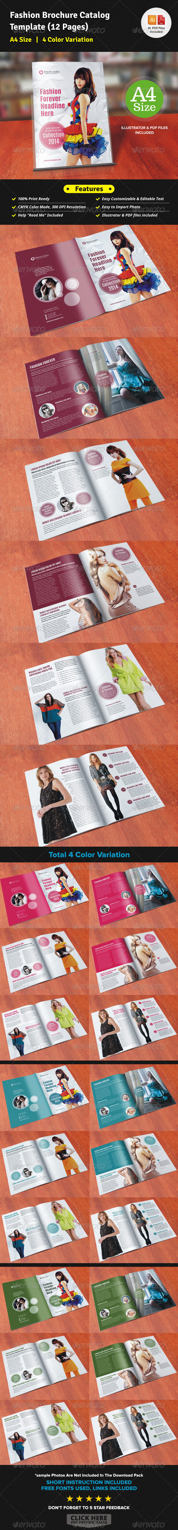 Fashion Brochure Catalog (12 Pages) - Corporate Brochures