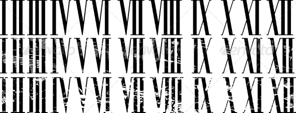 roman-numerals-fancy-font