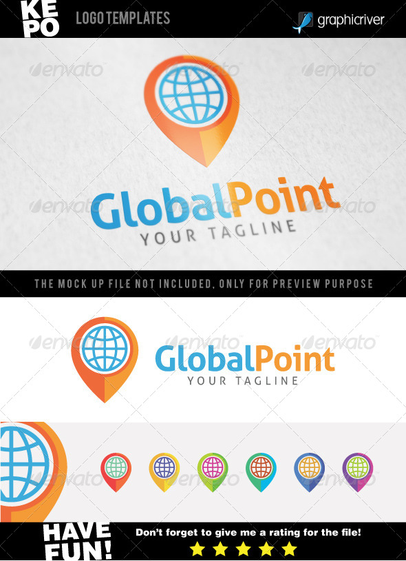 Global Point Logo templates - Objects Logo Templates