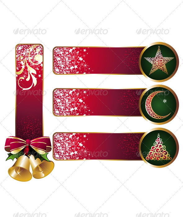 Christmas Banners Set 3