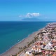 Fly over the village in the region of Malaga Andalusia Benajarafe Spain. - VideoHive Item for Sale