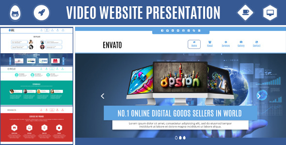 Video Website Presentation - VideoHive 7406004