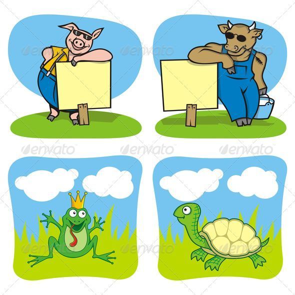 Cartoon mascots 01