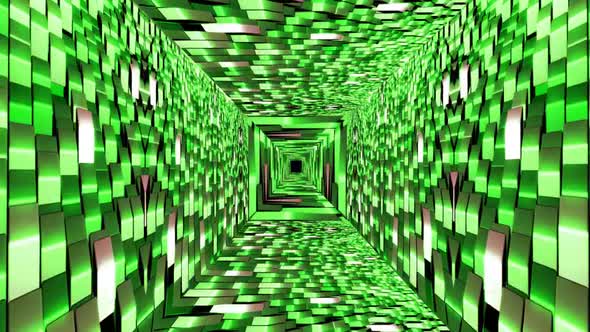 Techno Colored Light Tunnel alt