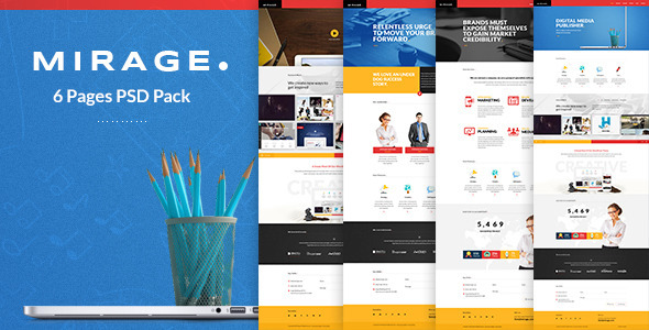 Mirage - Multipages - ThemeForest 7570041