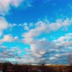 Countryside landscape time lapse with white clouds in the blue sky - VideoHive Item for Sale