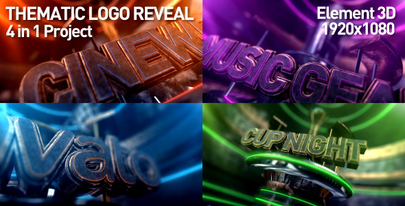 Thematic Logo Reveal - VideoHive 7572064