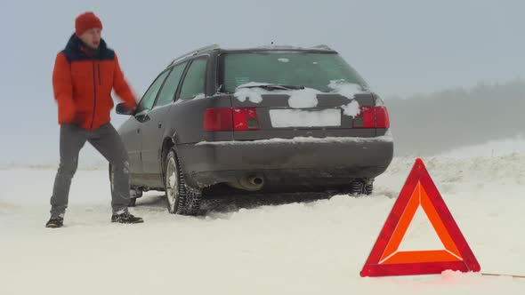 The Man Jumps with Anger alt