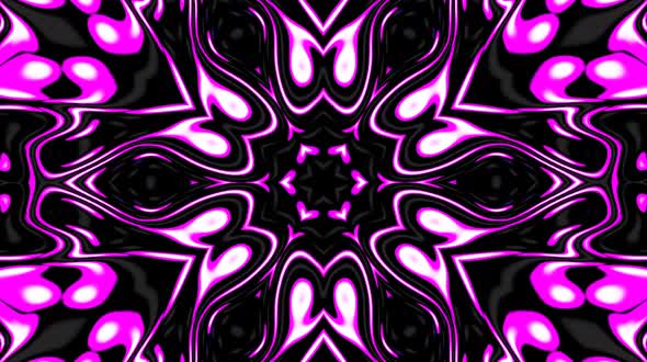 Bright abstract light governing full color, kaleidoscope, black background alt