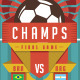 Soccer Poster in Flat Style