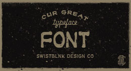 Swist'Blnk Typeface