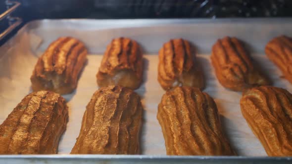 Eclairs are Baked in the Oven