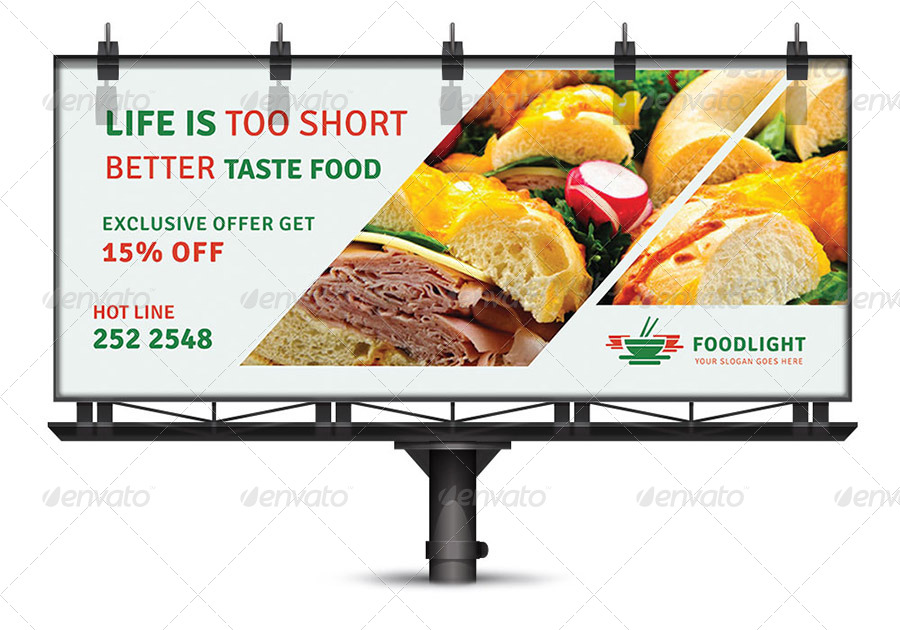 Restaurant Business Billboard | Volume 5 By Dotnpix | GraphicRiver