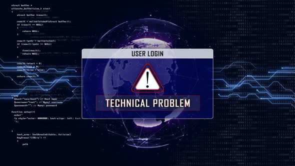 Technical Problem Text and User Login Interface, Loopable