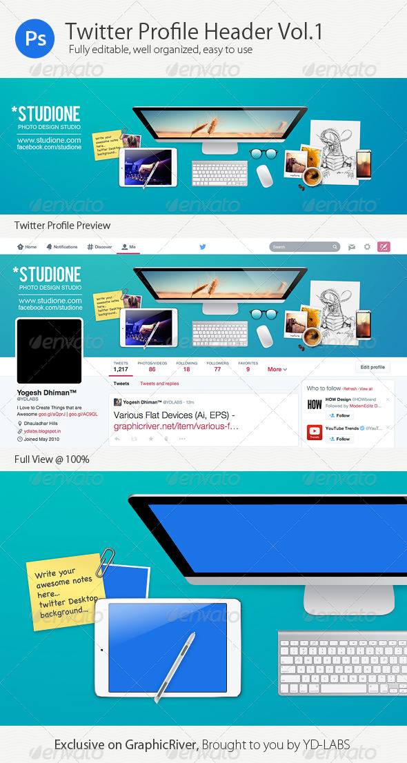Twitter Profile Header V1 - Twitter Social Media