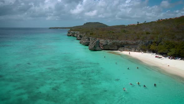 Cas Abou Beach on the Caribbean Island of Curacao Playa Cas Abou in Curacao Caribbean Tropical White alt