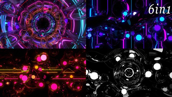 Neon Bulb - VJ Loop Pack (6in1) alt