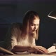 Night Study Self Education Student Working Late - VideoHive Item for Sale